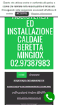 Mobile Screenshot of caldaieberettamilano.net