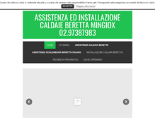 Tablet Screenshot of caldaieberettamilano.net